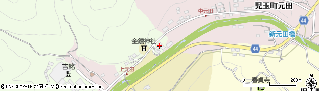 埼玉県本庄市児玉町高柳33周辺の地図
