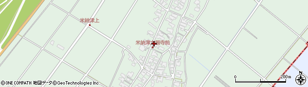 福井県坂井市三国町米納津周辺の地図