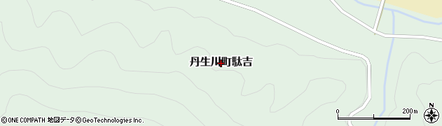岐阜県高山市丹生川町駄吉周辺の地図