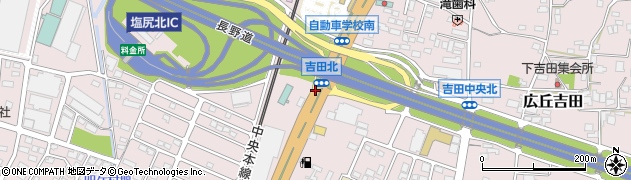 吉田北周辺の地図