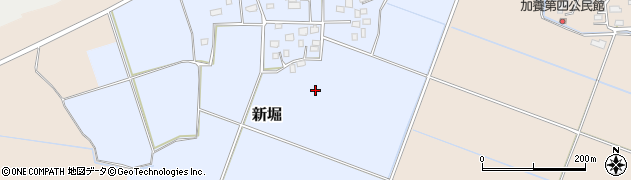 茨城県下妻市新堀周辺の地図