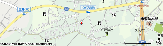 埼玉県熊谷市原島240周辺の地図