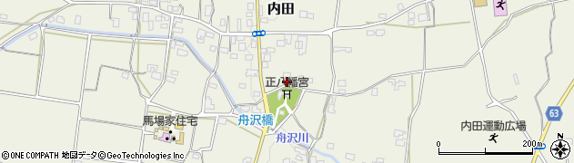 長野県松本市内田973周辺の地図