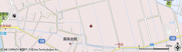 埼玉県行田市斎条周辺の地図