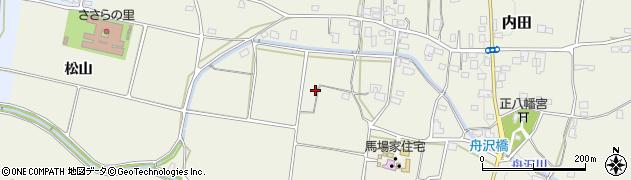 長野県松本市内田290周辺の地図