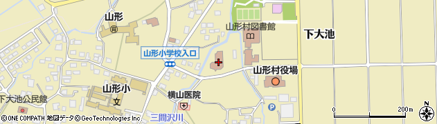 山形村　ふれあい児童館周辺の地図