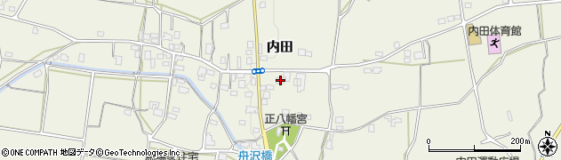 長野県松本市内田653周辺の地図