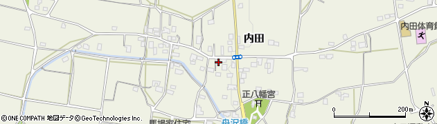 長野県松本市内田444周辺の地図