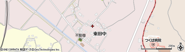 茨城県石岡市東田中496周辺の地図