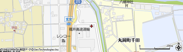 福井県坂井市丸岡町玄女13周辺の地図