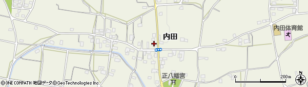 長野県松本市内田461周辺の地図