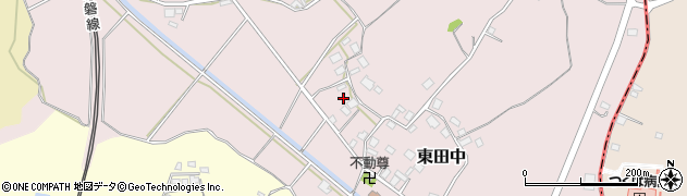 茨城県石岡市東田中686周辺の地図