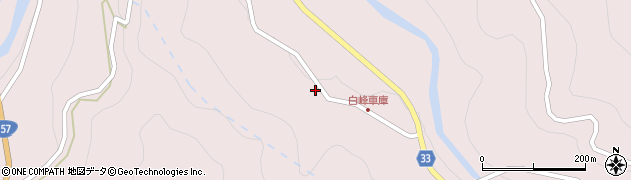 石川県白山市白峰イ137周辺の地図