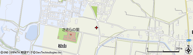 長野県松本市内田170周辺の地図
