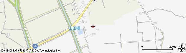 茨城県古河市山田886周辺の地図