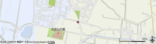 長野県松本市内田178周辺の地図