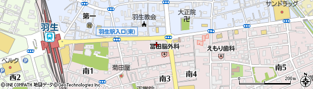 綜合警備保障株式会社埼玉北支社羽生営業所周辺の地図