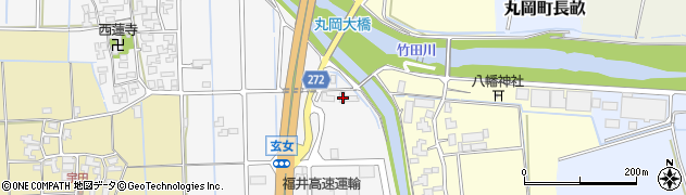 福井県坂井市丸岡町玄女21周辺の地図