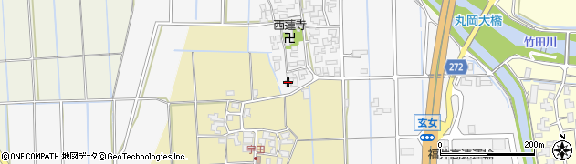 福井県坂井市丸岡町玄女36周辺の地図