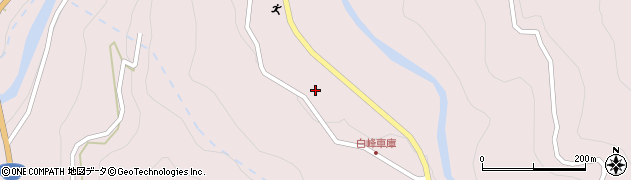 石川県白山市白峰イ19周辺の地図