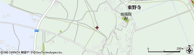 茨城県かすみがうら市東野寺周辺の地図