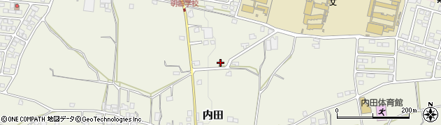 長野県松本市内田591周辺の地図