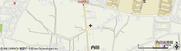長野県松本市内田592周辺の地図