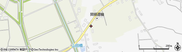 茨城県古河市北山田323周辺の地図