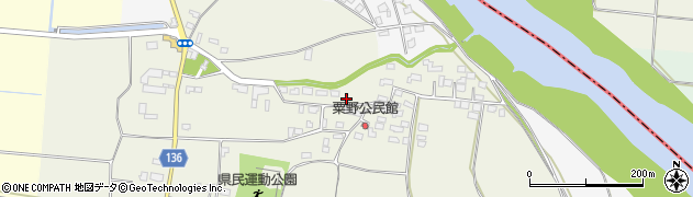 茨城県八千代町（結城郡）粟野周辺の地図