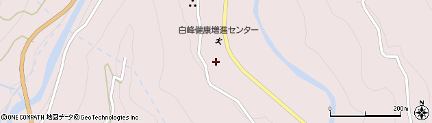 石川県白山市白峰イ周辺の地図