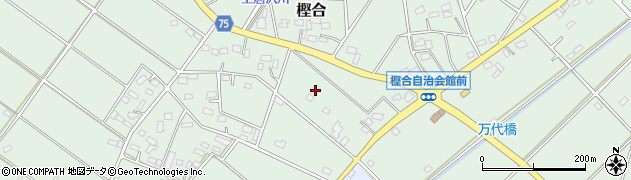 埼玉県深谷市樫合周辺の地図