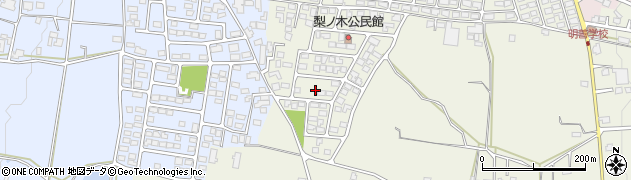 長野県松本市内田66周辺の地図