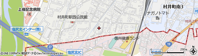 長野県松本市村井町西1丁目24周辺の地図