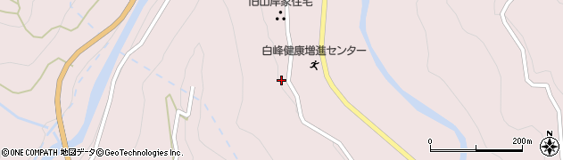 石川県白山市白峰イ86周辺の地図