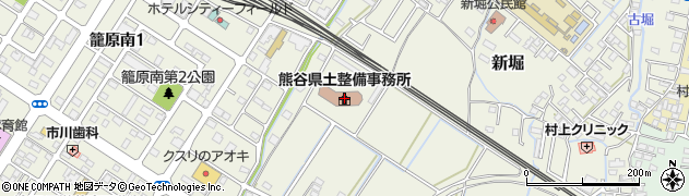 埼玉県熊谷県土整備事務所　用地部周辺の地図