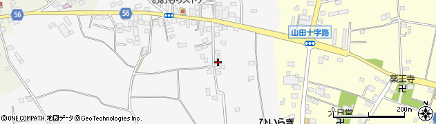 茨城県古河市山田732-11周辺の地図
