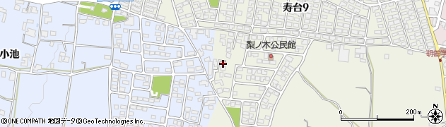 長野県松本市内田55周辺の地図