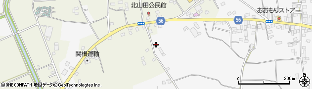 茨城県古河市山田861周辺の地図