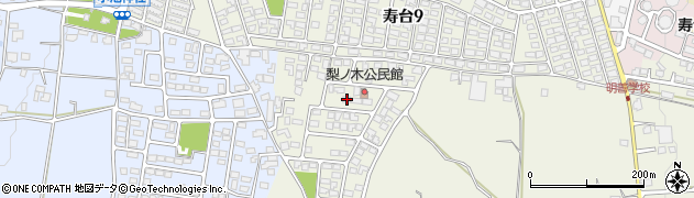 長野県松本市内田61周辺の地図