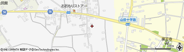 茨城県古河市山田732-25周辺の地図