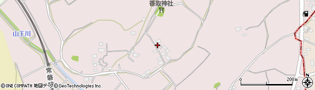 茨城県石岡市東田中882周辺の地図