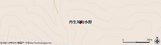 岐阜県高山市丹生川町小野周辺の地図