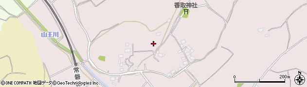 茨城県石岡市東田中周辺の地図