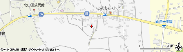 茨城県古河市山田790周辺の地図