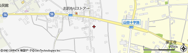 茨城県古河市山田732-26周辺の地図
