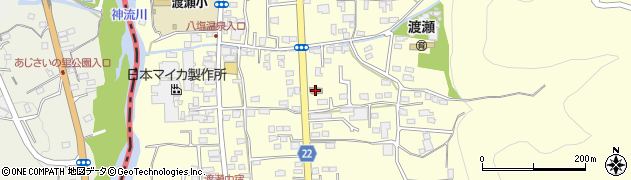 渡瀬郵便局周辺の地図
