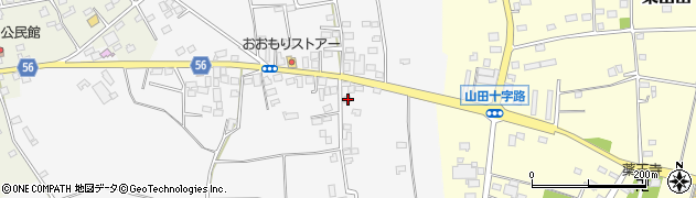 茨城県古河市山田732周辺の地図