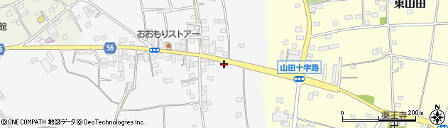 茨城県古河市山田732-16周辺の地図