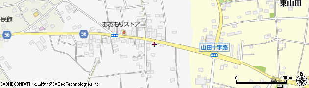 茨城県古河市山田732-18周辺の地図