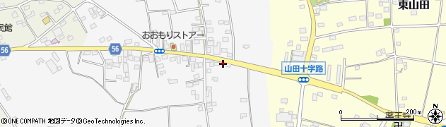 茨城県古河市山田732-5周辺の地図